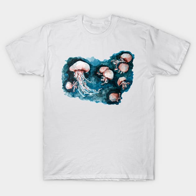 Jellyfish T-Shirt by Kuhtina